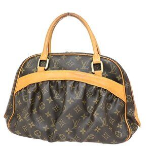 LOUIS VUITTON Mitzi Tote Hand Bag Monogram Leather Brown Spain